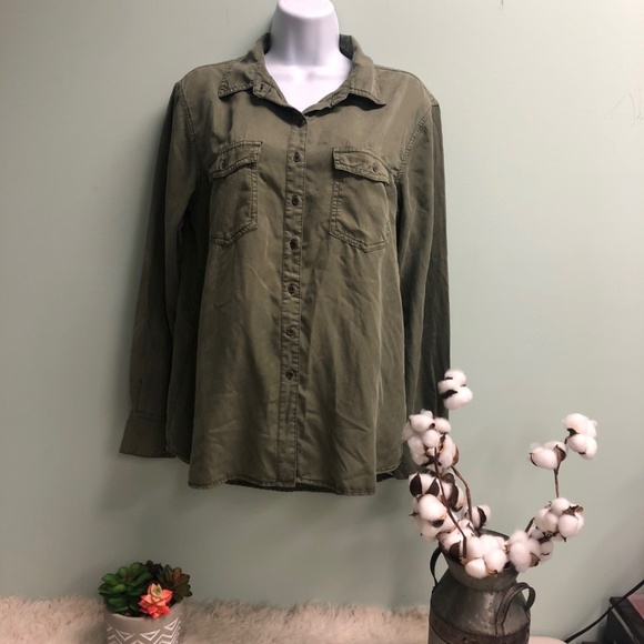 Buffalo David Bitton | Women's Button Down Shirt | Green | Size M - Picture 1 of 4